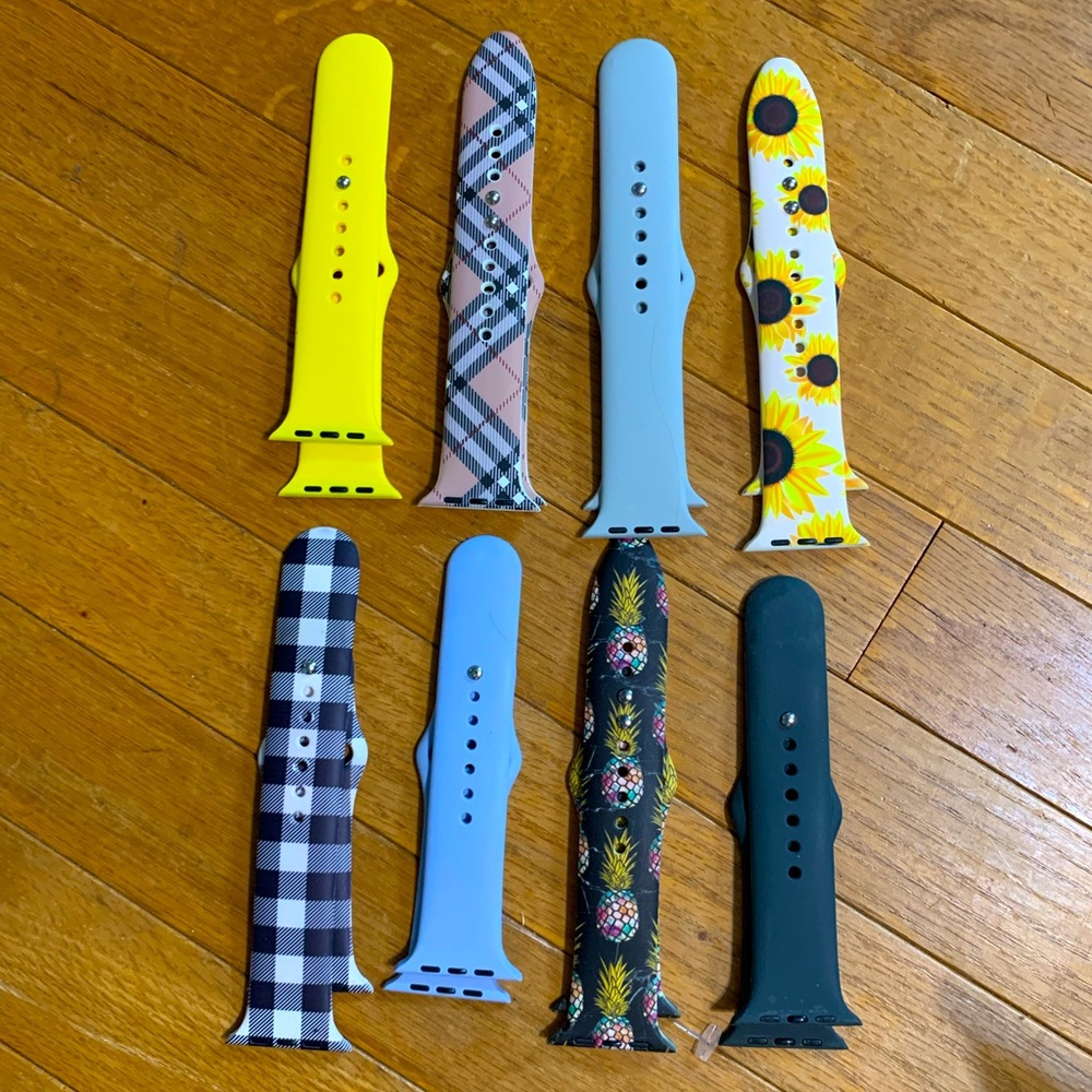 BUNDLE- Colorful Patterned Apple Watch Bands Set